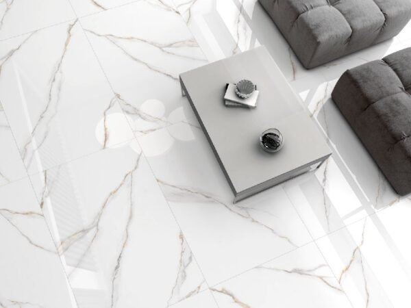 PISO CERAMICO ROCHA PRIME PO 61X116 MARMO ALLURE RF CX COM 2,14 METROS - Imagem 3