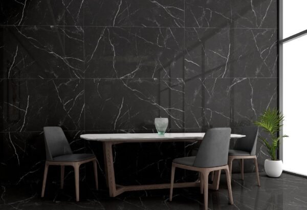 PISO CERAMICO ROCHA PRIME PO 61X116 MARMO NERO RF CX COM 2,14 METROS - Imagem 4